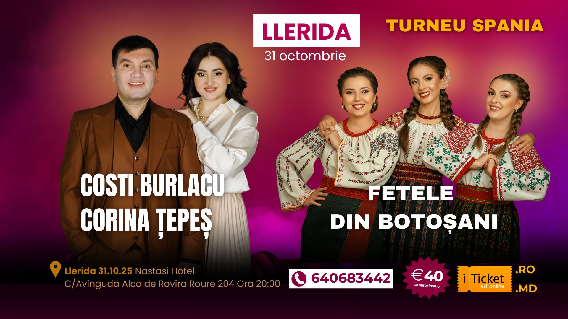 Lleida Costi Burlacu și Corina Țepeș 