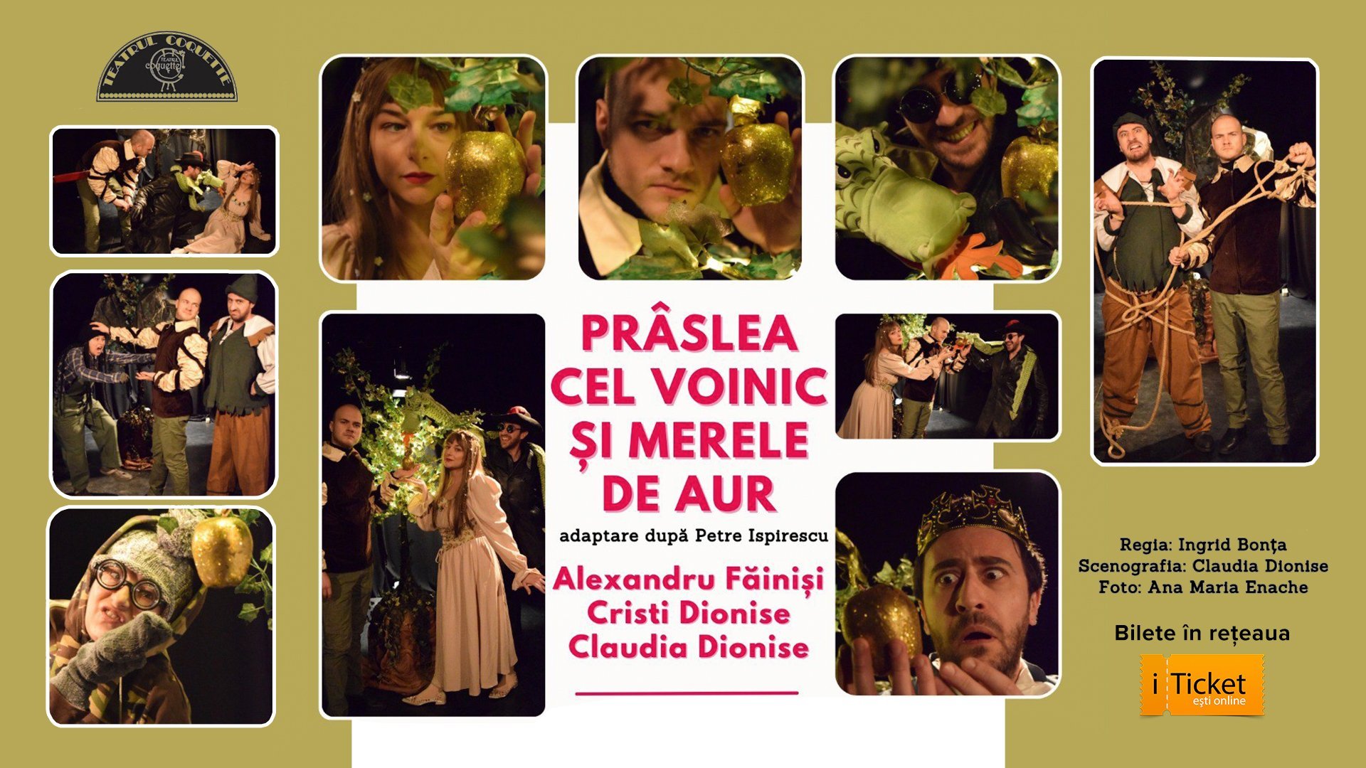 PRÂSLEA CEL VOINIC ȘI MERELE DE AUR 